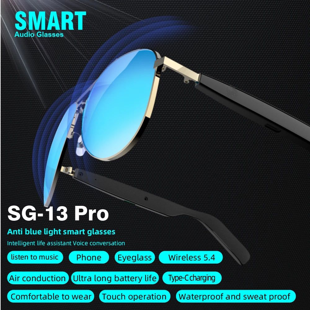 Versa– Bluetooth Earphones, UV Protection, Touch Control & Clear Visiontile facial features