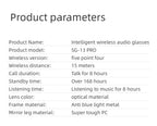 Versa– Bluetooth Earphones, UV Protection, Touch Control & Clear Visiontile facial features