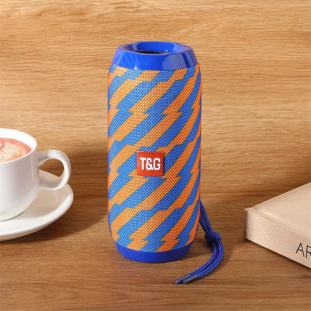 Portable Bluetooth Speaker with Powerful Bass – Wireless Stereo Sound, FM Radio, Hands-Free Calls