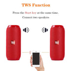 Portable Bluetooth Speaker with Powerful Bass – Wireless Stereo Sound, FM Radio, Hands-Free Calls