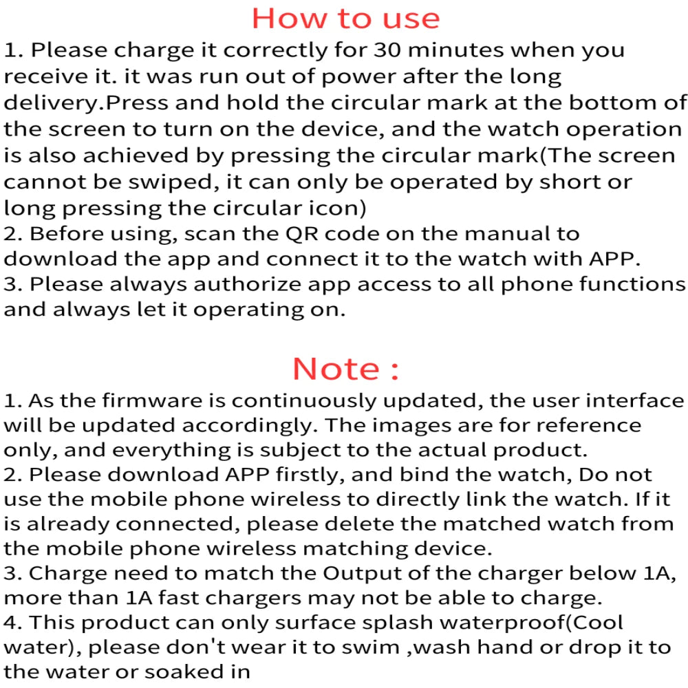 Bluetooth Smart Watch for Men and Women