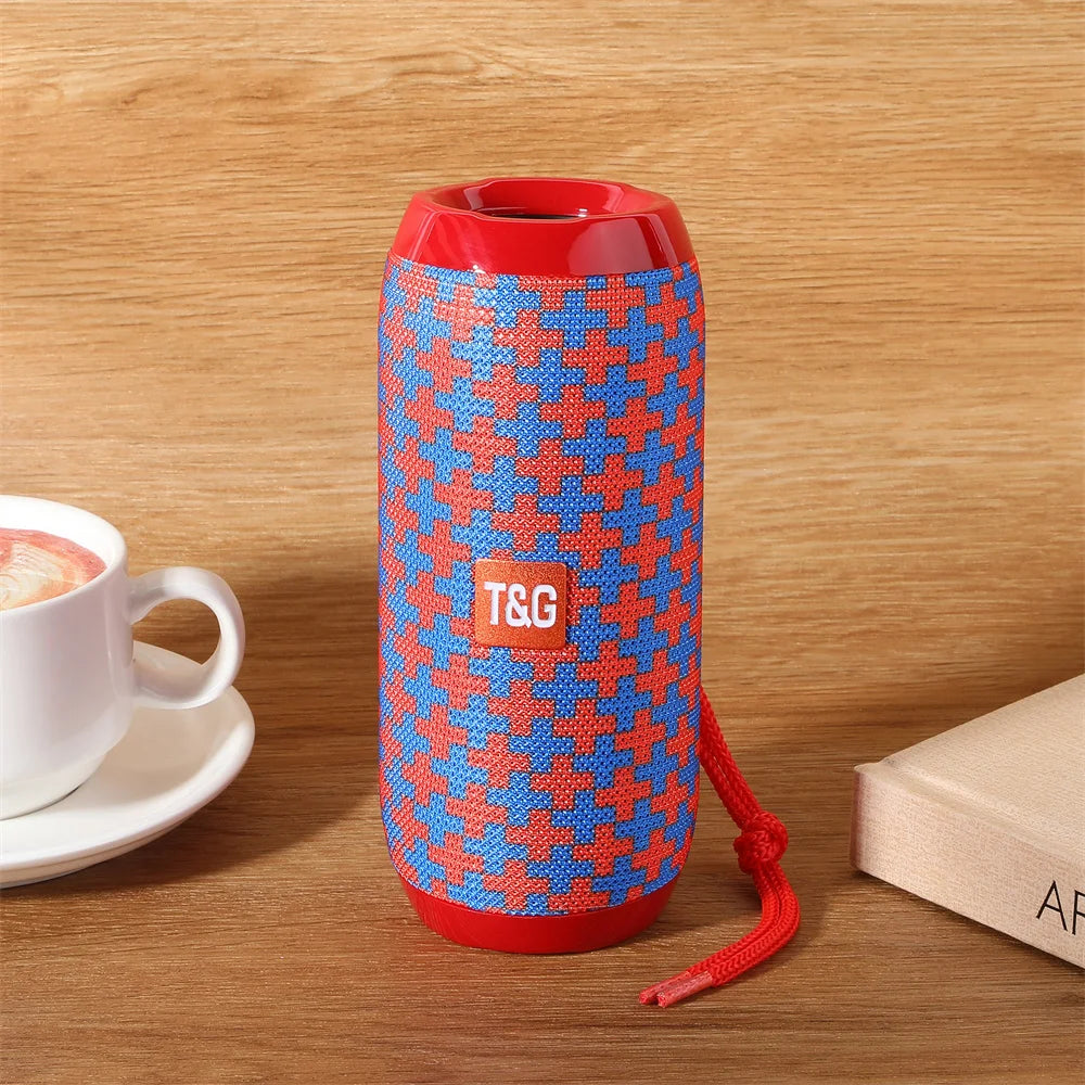 Portable Bluetooth Speaker with Powerful Bass – Wireless Stereo Sound, FM Radio, Hands-Free Calls