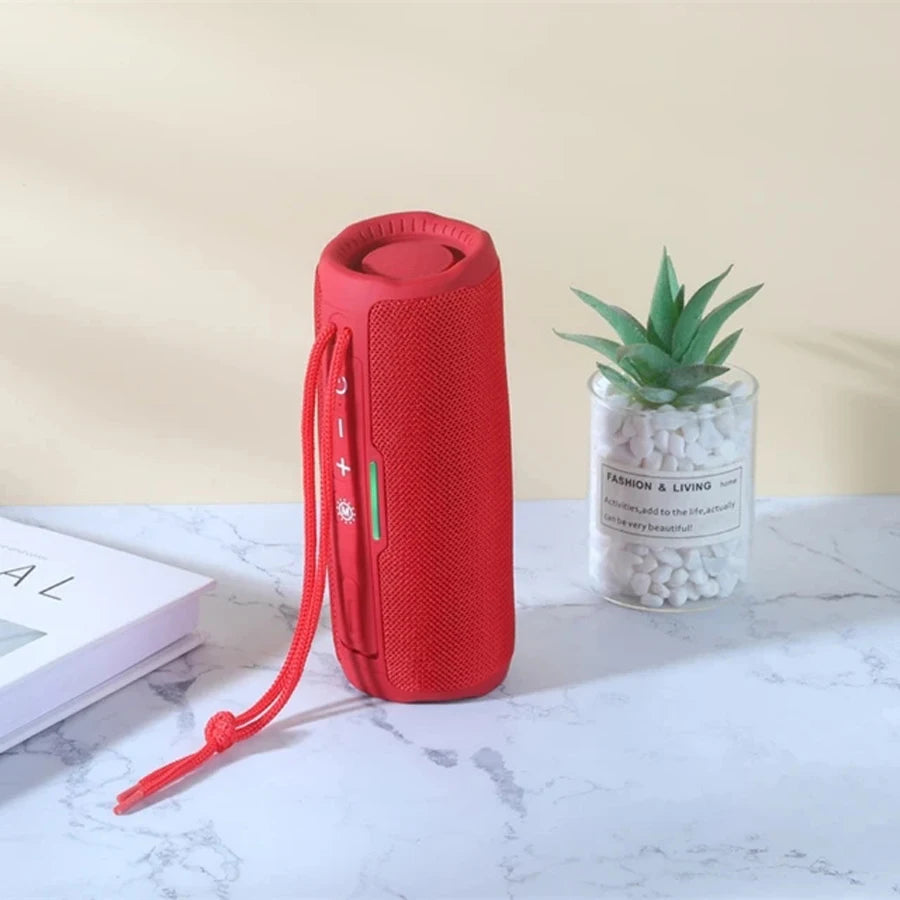 Portable Bluetooth Speaker with Powerful Bass – Wireless Stereo Sound, FM Radio, Hands-Free Calls