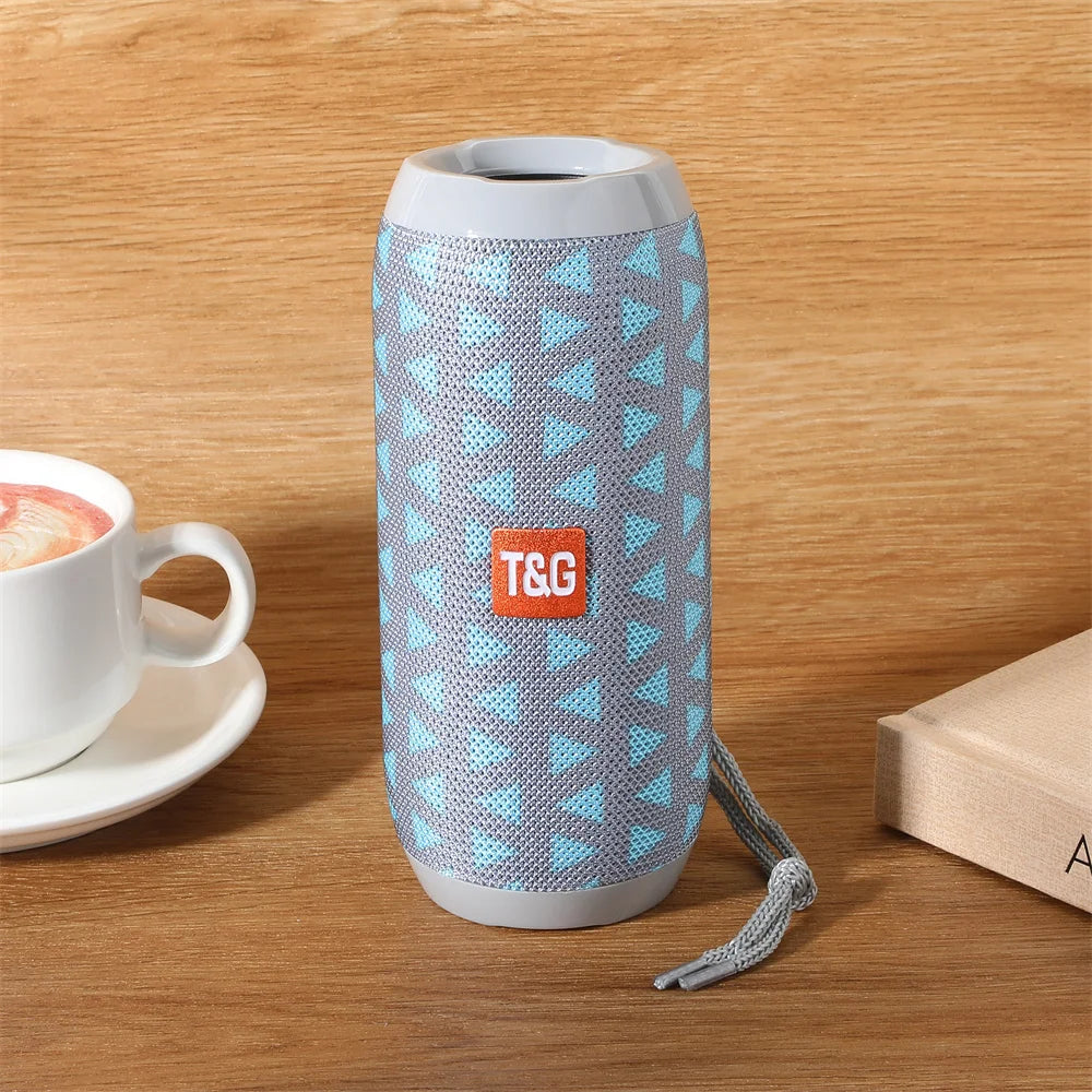 Portable Bluetooth Speaker with Powerful Bass – Wireless Stereo Sound, FM Radio, Hands-Free Calls