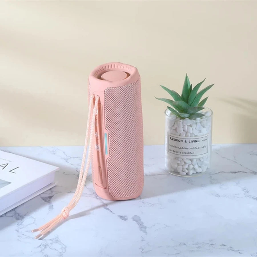 Portable Bluetooth Speaker with Powerful Bass – Wireless Stereo Sound, FM Radio, Hands-Free Calls