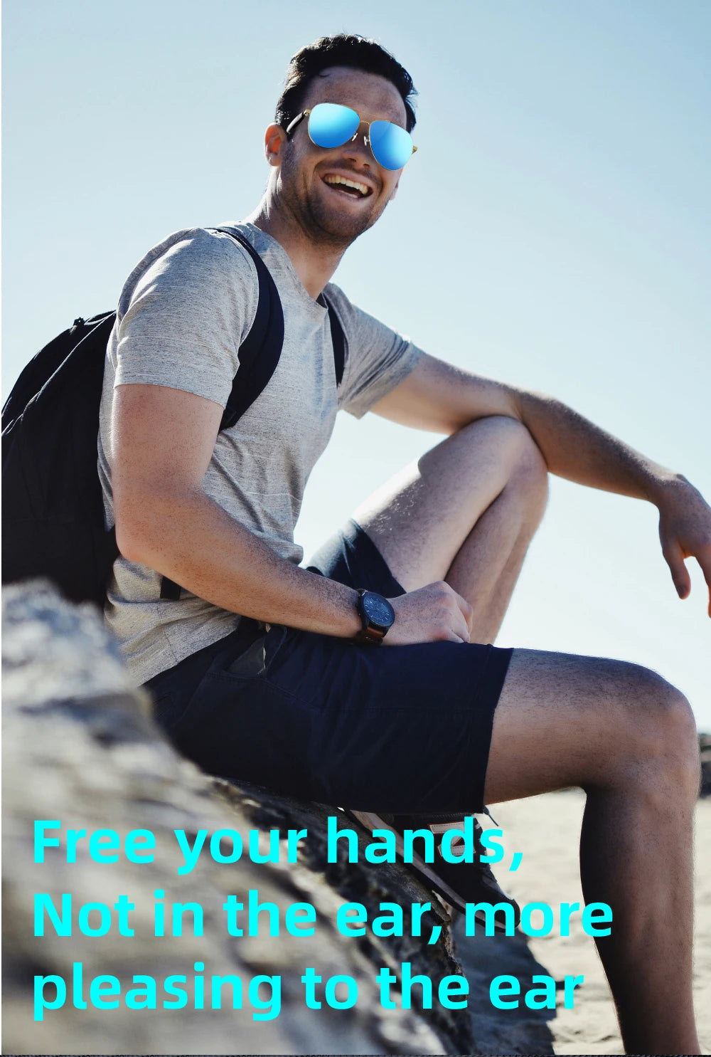 Versa– Bluetooth Earphones, UV Protection, Touch Control & Clear Visiontile facial features