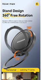Essager Magnetic Wireless Charger with Holder – 15W Fast Charging for iPhone 17/16/15/14 Pro Max