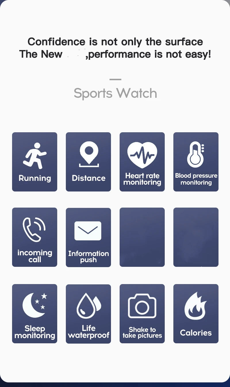 Bluetooth Smart Watch for Men and Women