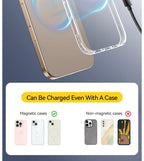 Essager Magnetic Wireless Charger with Holder – 15W Fast Charging for iPhone 17/16/15/14 Pro Max