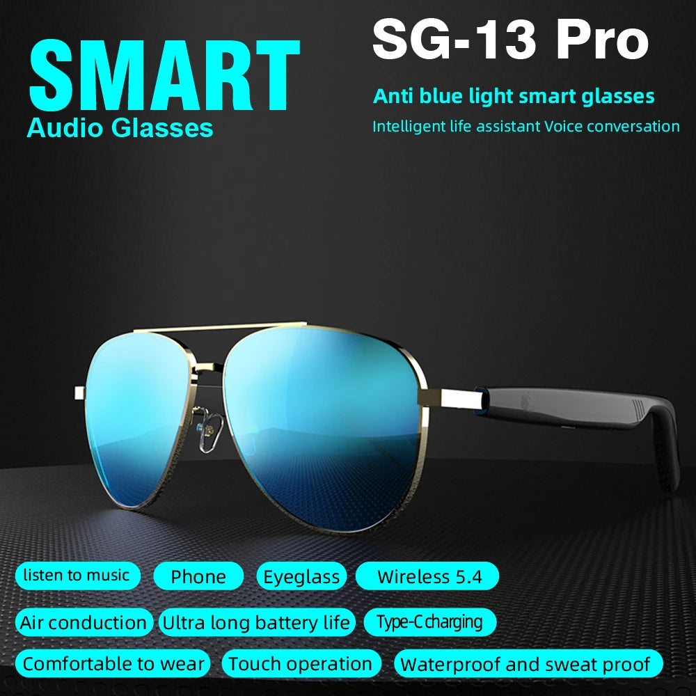 Versa– Bluetooth Earphones, UV Protection, Touch Control & Clear Visiontile facial features