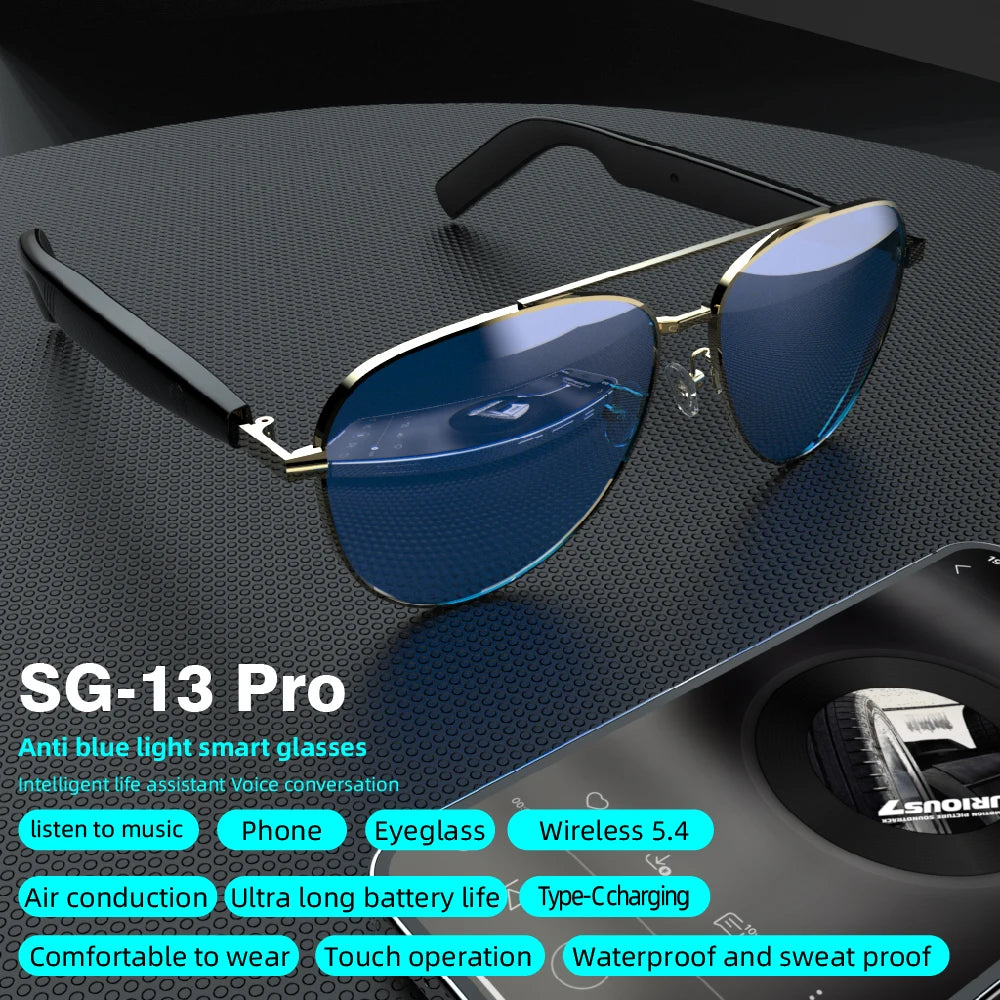 Versa– Bluetooth Earphones, UV Protection, Touch Control & Clear Visiontile facial features
