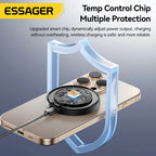 Essager Magnetic Wireless Charger with Holder – 15W Fast Charging for iPhone 17/16/15/14 Pro Max