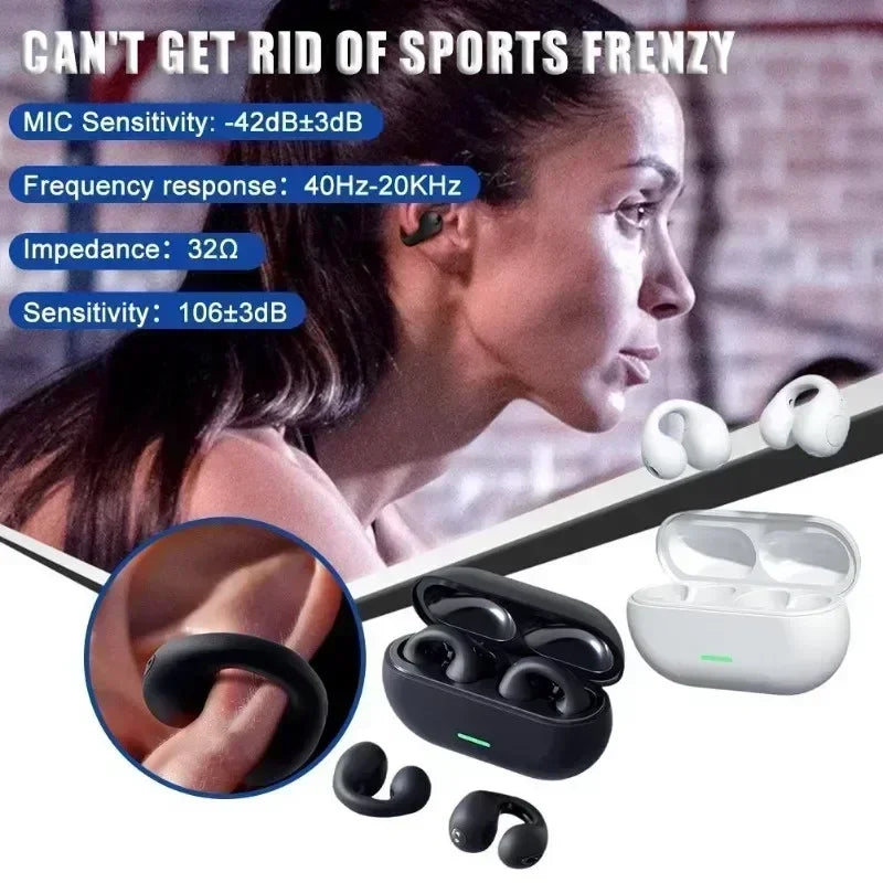 Hear More, Move Freely – T75 Bone Conduction Wireless Headphones