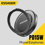 Essager Magnetic Wireless Charger with Holder – 15W Fast Charging for iPhone 17/16/15/14 Pro Max