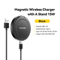 Essager Magnetic Wireless Charger with Holder – 15W Fast Charging for iPhone 17/16/15/14 Pro Max